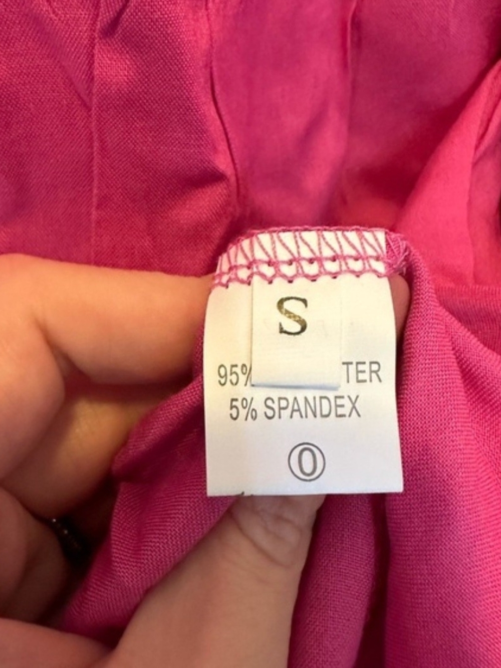 Tiered Hot Pink ColorBlock Baby Doll Dress - Picture 8 of 8
